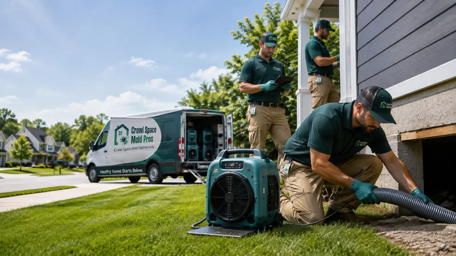 Crawl Space Mold Removal in Robinson, ND